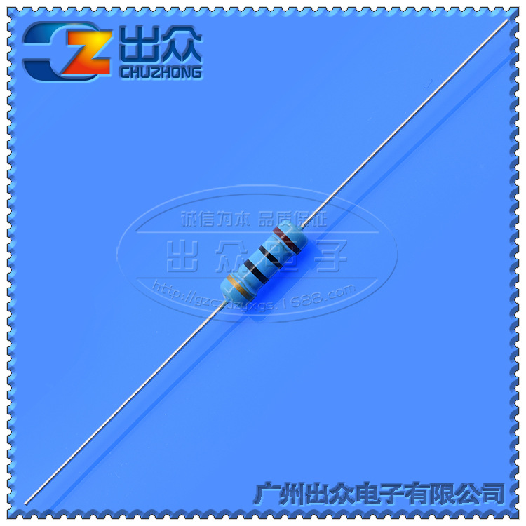 100K欧至2.4M阻值齐全1／2W碳膜电阻 ±5% 包装(500pcs1包)