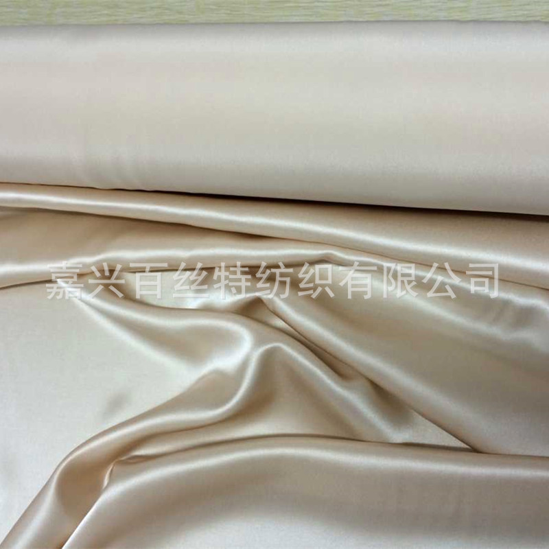 真丝素绉缎 100%桑蚕丝面料 14654素绉缎 高档真丝面料-阿里巴巴