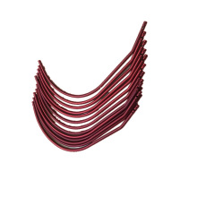 铝棒折弯6063铝管折弯 铝材加工氧化焊接U型材加工处理铝棒打孔