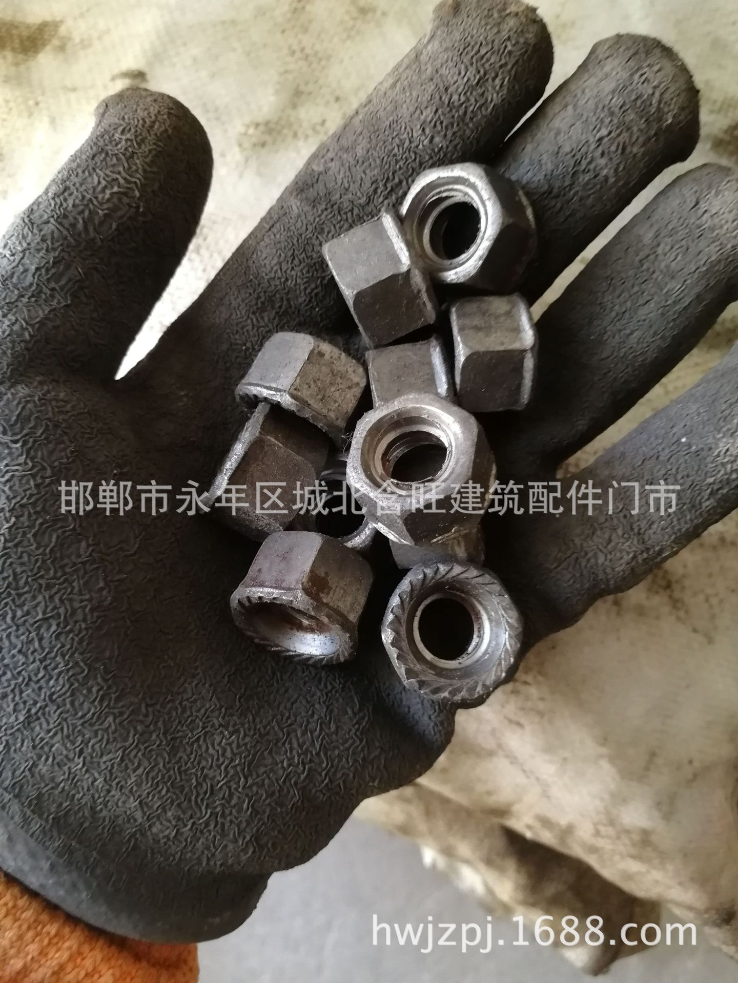 穿墙丝六角法兰螺母 通丝螺杆 对拉丝杆配套粗牙螺帽 梯型扣-阿里巴巴