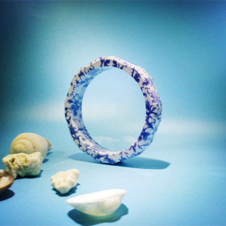 园艺灰蓝牡丹花90mm八角DIY创意花园园子园长园区幼儿园材料盒