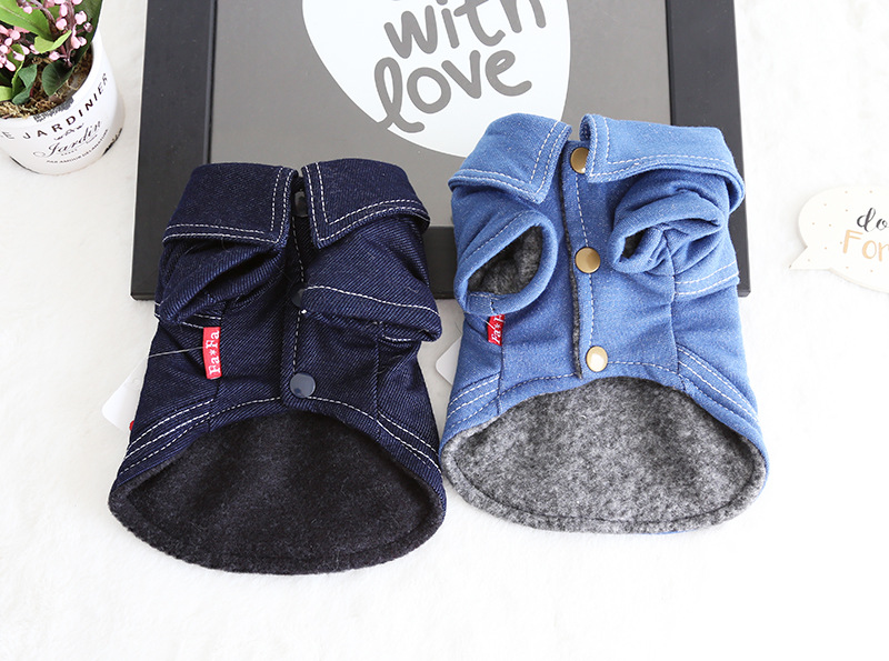 做旧牛仔印花外套