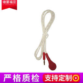 厂家供应可特制 医疗母扣设备连接线 裸铜丝连接线 香蕉头医疗线