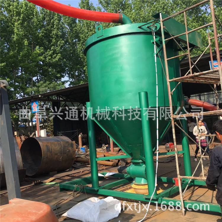 江苏柴油机配置气力自动上料机 工业水泥粉风力粉剂装罐吸料机