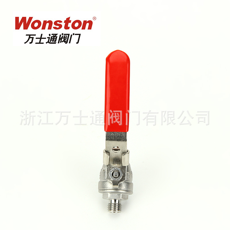 厂家直销韩标双向手动二通式不锈钢出口欧美阀门双外丝扣螺纹球阀