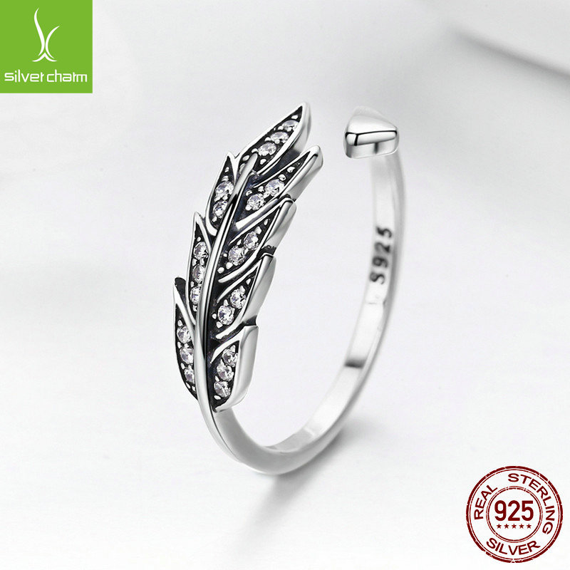 Silver Ziyun sterling silver s925 Women's European and American ring leaf-shaped open adjustable ring ring one-piece delivery SCR313 Silver Ziyun sterling silver s925 Women's European and American ring leaf-shaped open adjustable ring ring one-piece delivery SCR313