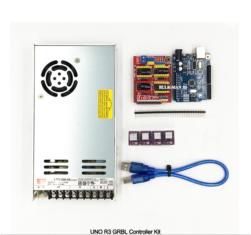 雕刻机扩展板套件 UNO R3+cnc shield v3+DRV8825驱动版  (GRBL)
