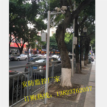 广西监控立杆 柳州 贵港 贺州监控立杆 桂林不锈钢摄像机立杆厂家