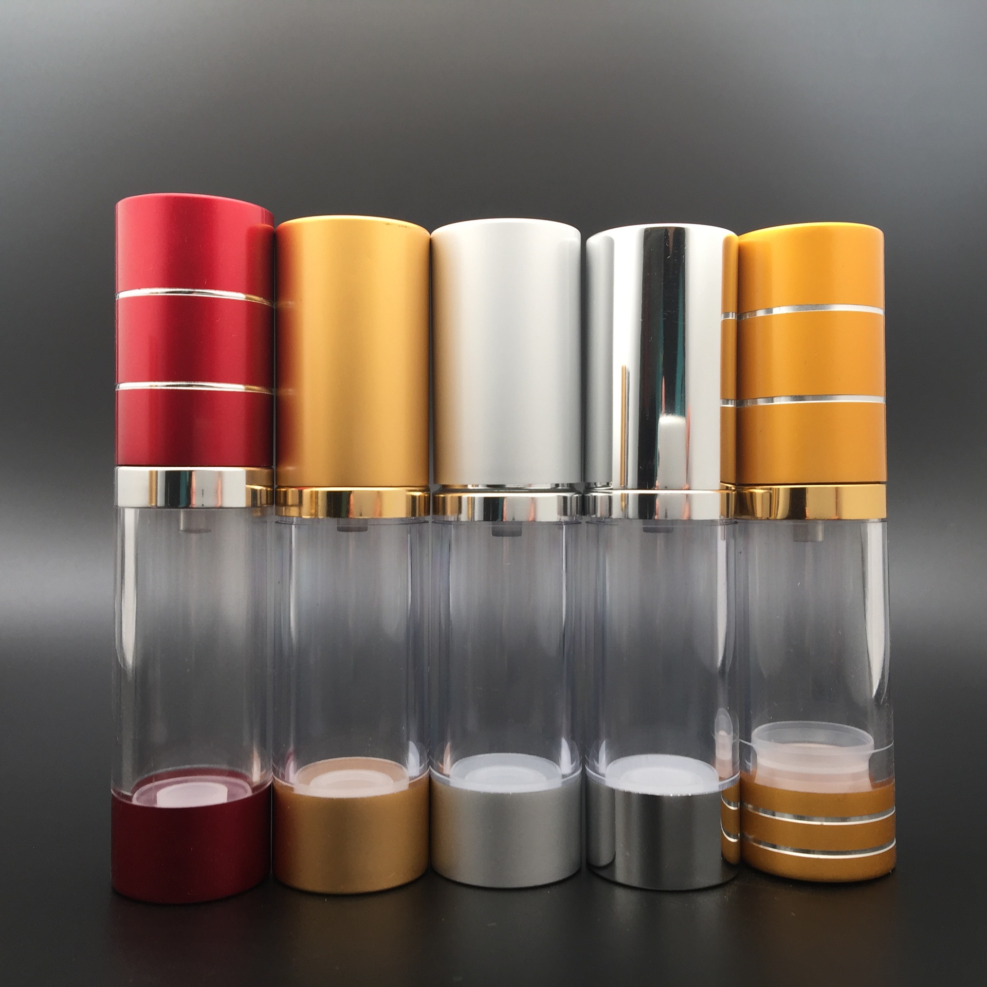 优质厂家直销电化铝多色真空瓶 化妆品瓶 乳液 喷雾瓶