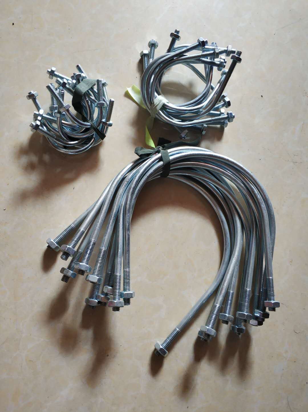 镀锌U型卡DN15-DN300管道专用U型卡卡套