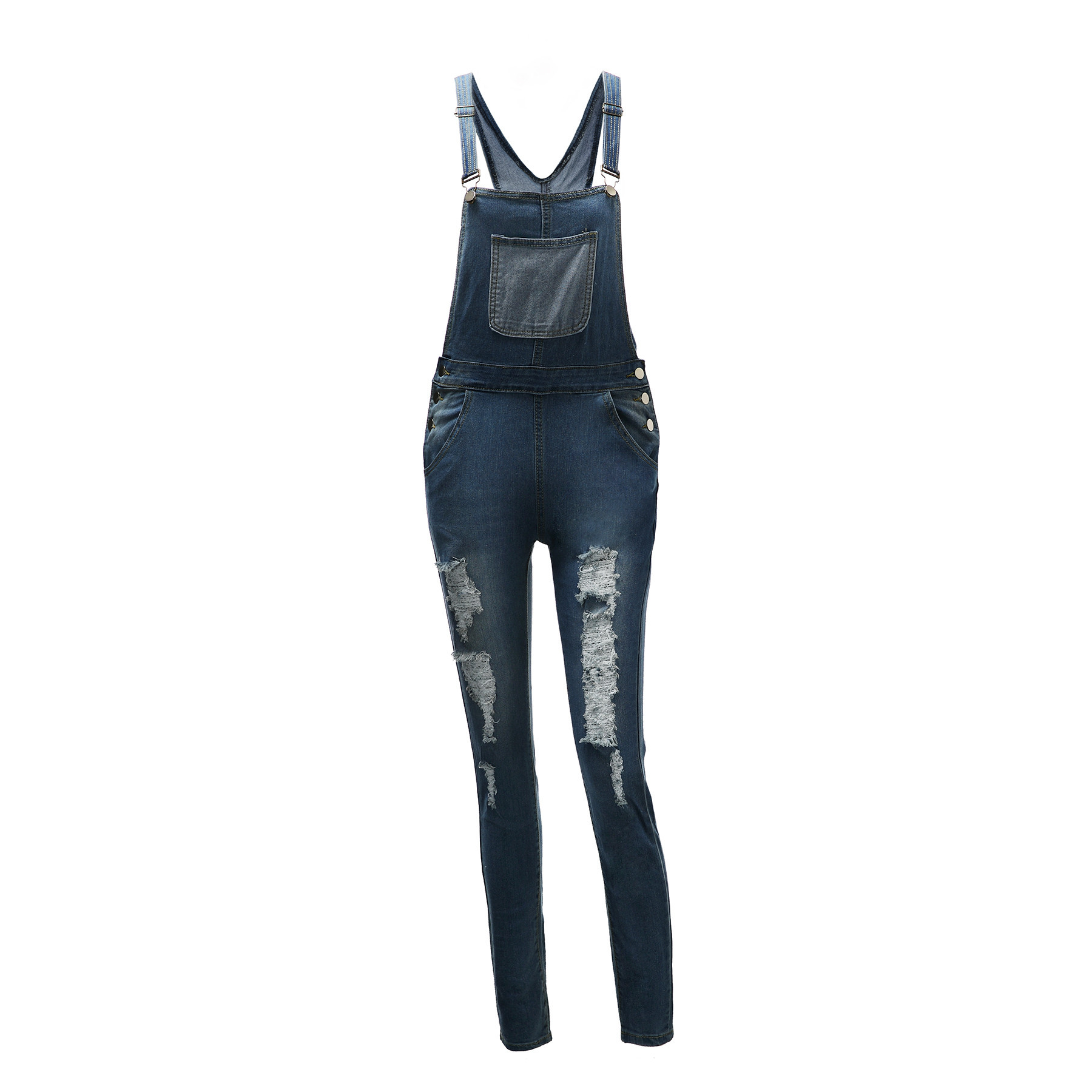 new ripped denim overalls NSRF64083