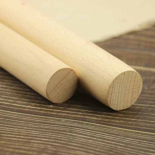 Solid wood large rolling pin and noodle pin rolling pin dumpling skin rolling noodle pressing pin movable roller rolling pin