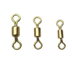 Line connector, fishing hook, gold double ring swivel connector, 8-eyelet fishing gear wholesale, casting fishing.