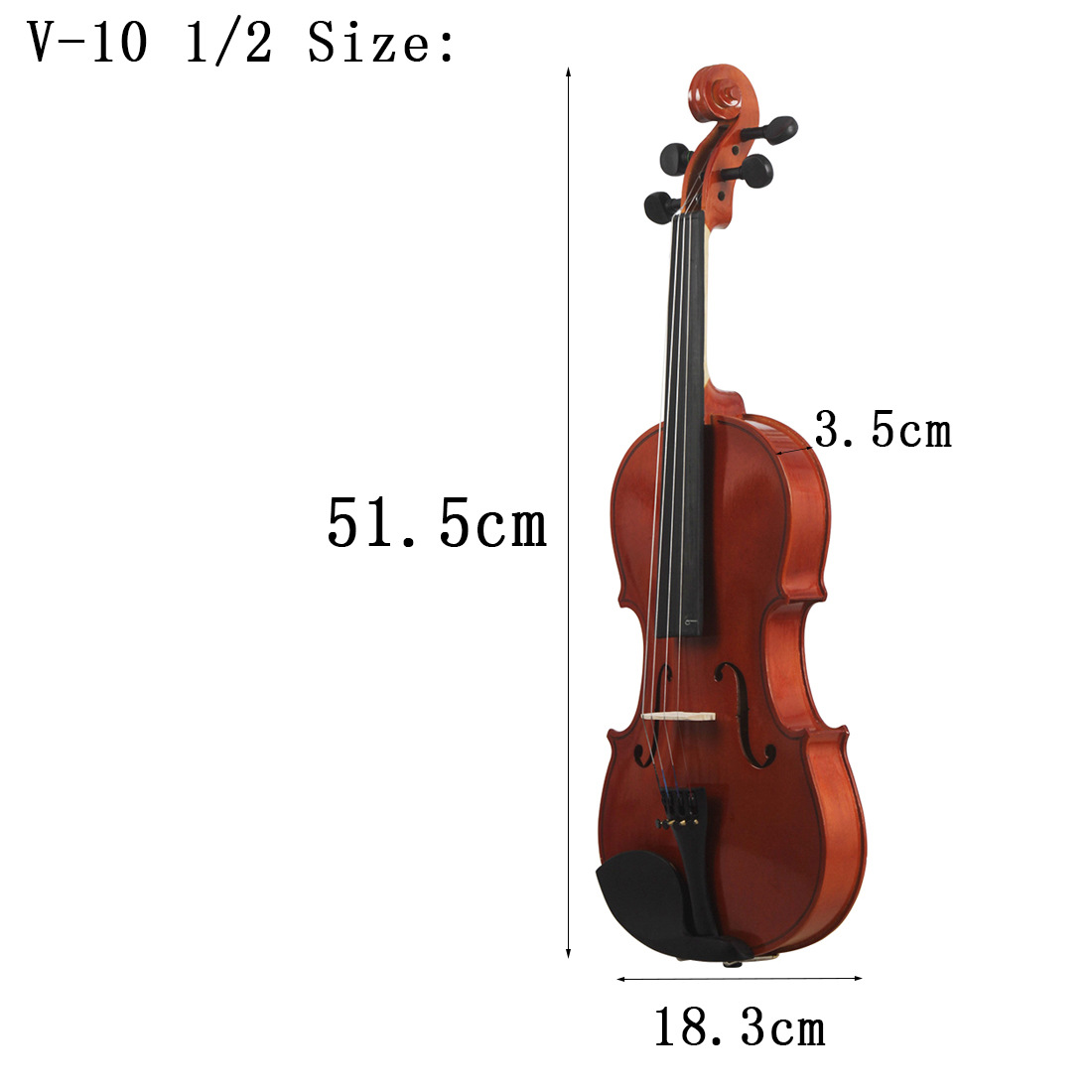 厂家批发木质小提琴实木普及小提琴初学练习小提琴送三角琴盒乐器详情10