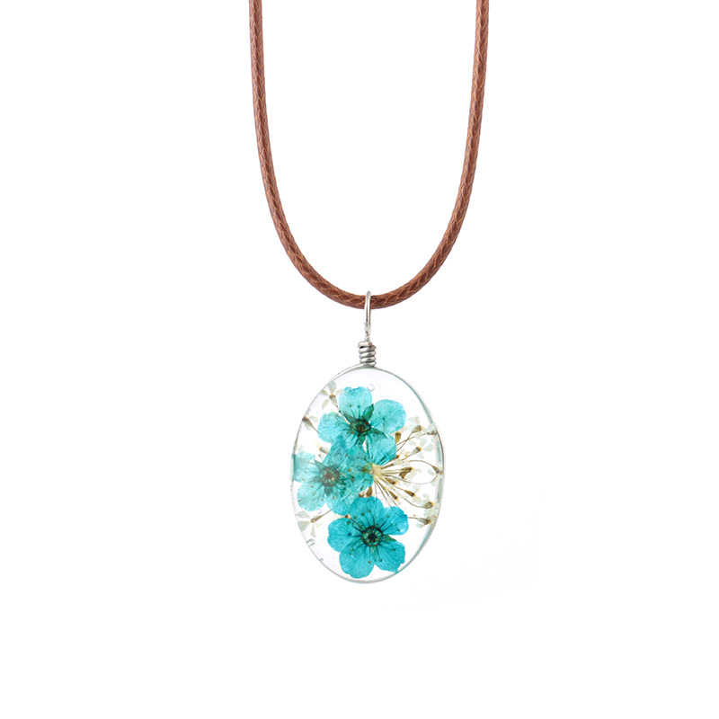 fashionable creative glass necklace handmade