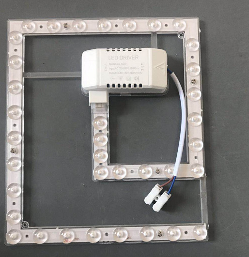 LED吸顶灯模组透镜2*24W 2*40W回形方形圆吸灯替代光源厂家直销|ms