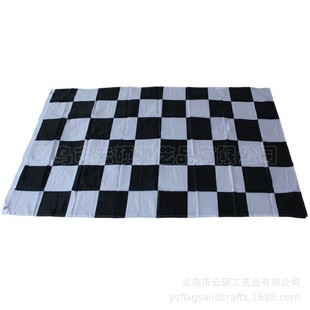 F1黑白方格赛车旗 4号 90*150CM赛车旗 涤纶布丝网印黑白格赛车旗-阿里巴巴