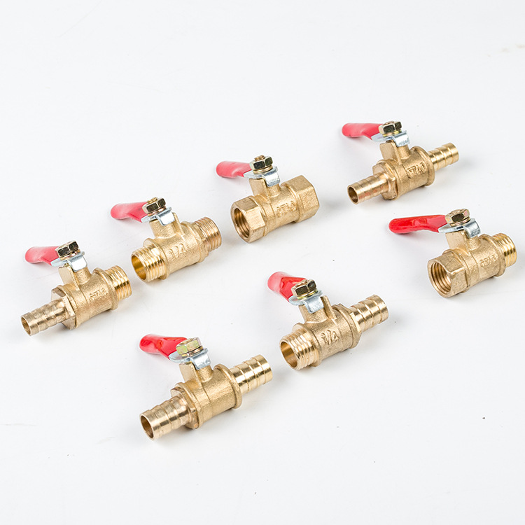 厂家供应  1/4  红柄小球阀（2分） 批发
