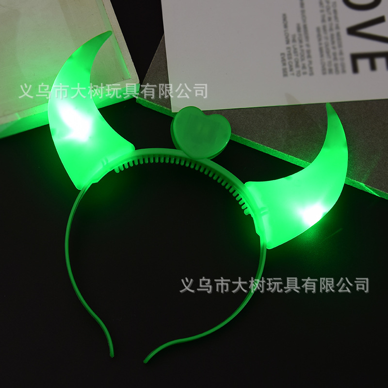 Cuerno luminoso/diadema Luz de cuerno/luminoso cuerno/diadema de cuerno luminoso/suministros de conciertos al por mayor