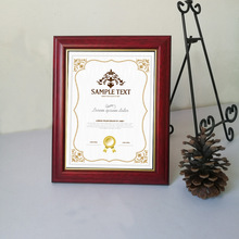 木質相框合影照擺台相框 A4 A3證書框 獎牌禮品框