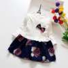 Autumn dress, children's small princess costume, 2023 collection, Korean style