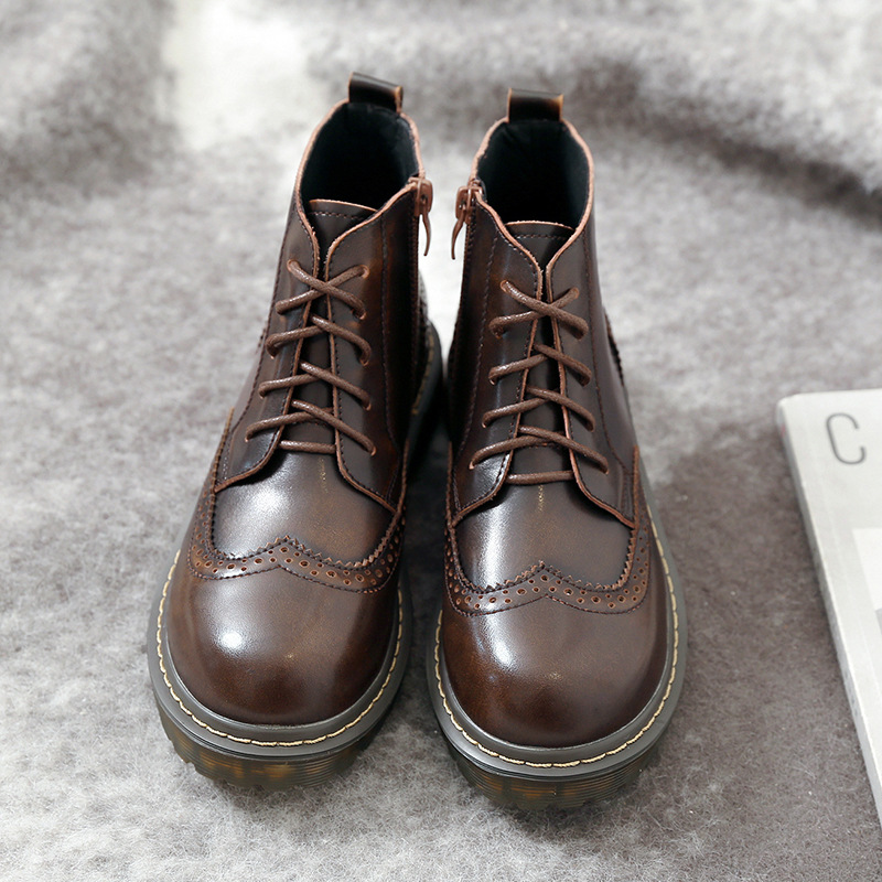 B5834 1250K BOOT CỔ THẤP NỮ YONRYOO MŨI TRÒN PHỤC CỔ CỔ ĐIỂN GIÀY DÉP NỮ G04 SẢN PHẨM MỚI
