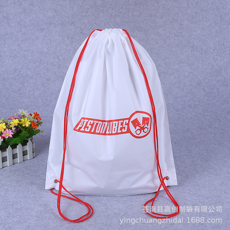 批发pvc购物包装袋 运动篮球袋定 做 通用束口背包袋定 制logo
