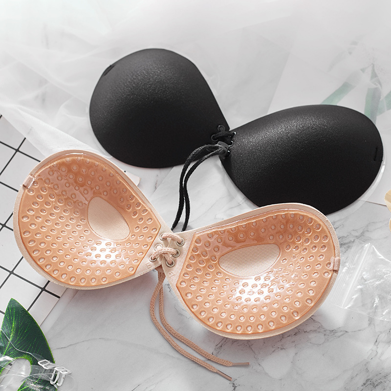 Chest paste full dress Wedding dress bride Gather invisible Silicone Bra thickening non-slip On the care Sticker Zona pellucida