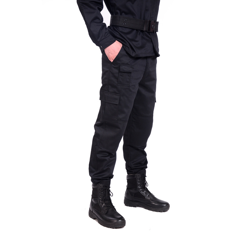 Unisex Outdoor Training Simple Style Solid Color Full Length Cargo Pants display picture 8