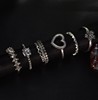 Jewelry, retro set heart shaped, ring, European style, wish, ebay, flowered