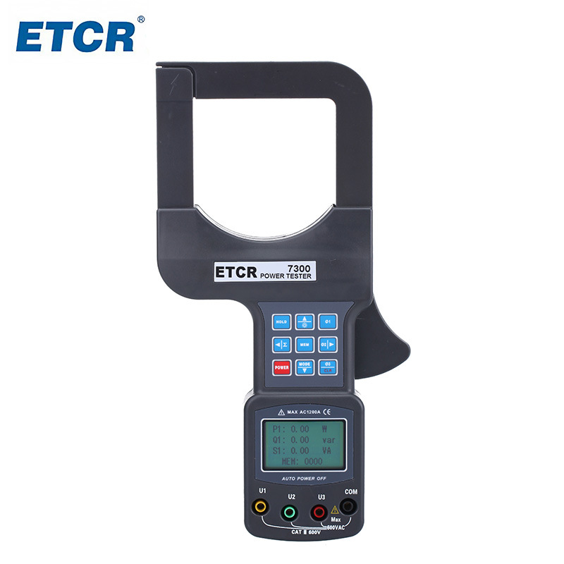 ETCR7300 大口径三相钳形功率表 可钳φ80mm导线