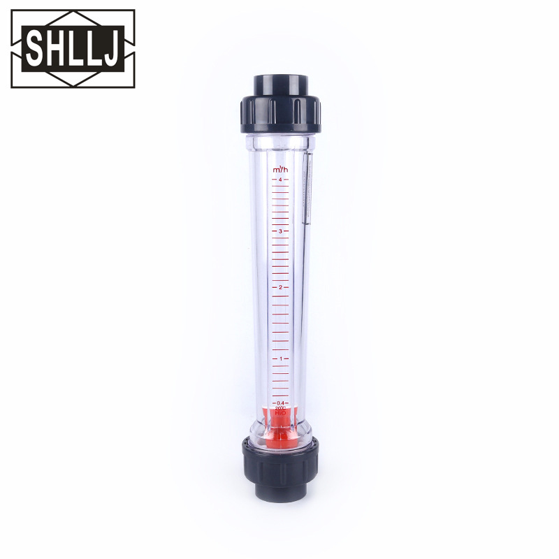 纯水回水活接式承插式螺纹接口 塑管转子浮子流量计 LZS-32C