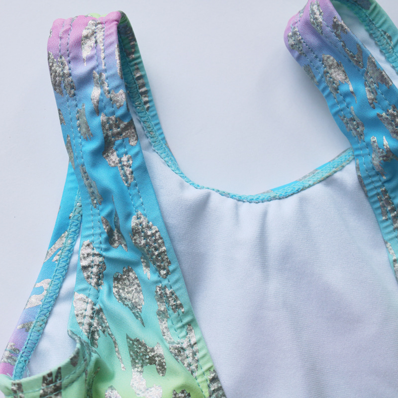 (Cross-border trading), (Wholesale), rainbow children's swimwear, European style 4