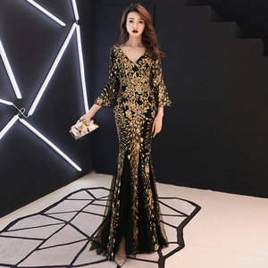 Banquet Evening Dresses New Noble Elegant Fishtail Long dress