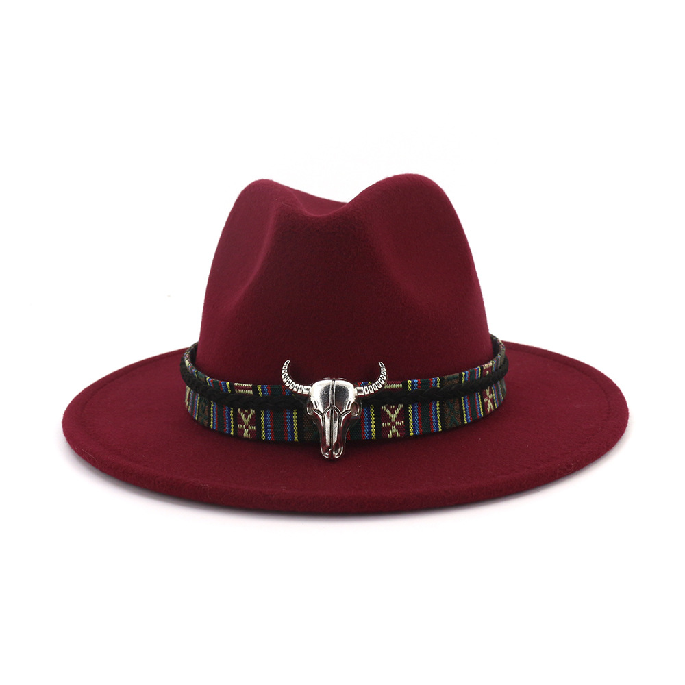 ethnic Wool Felt Hat