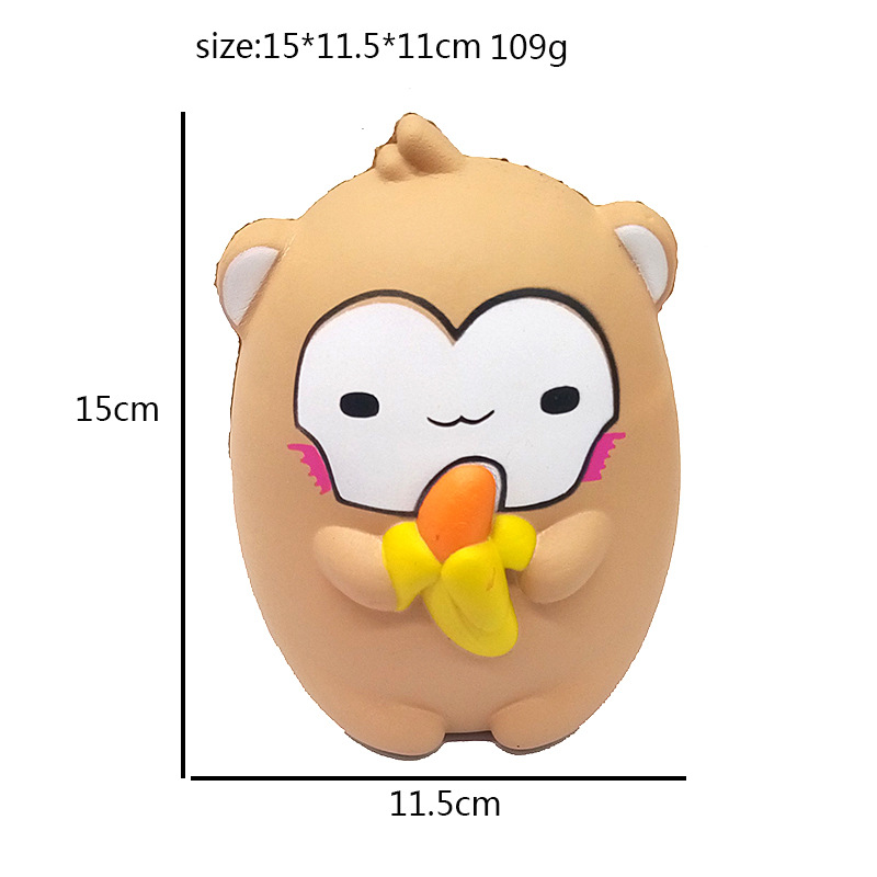 Christmas squish, realistic toy, monkey, new collection