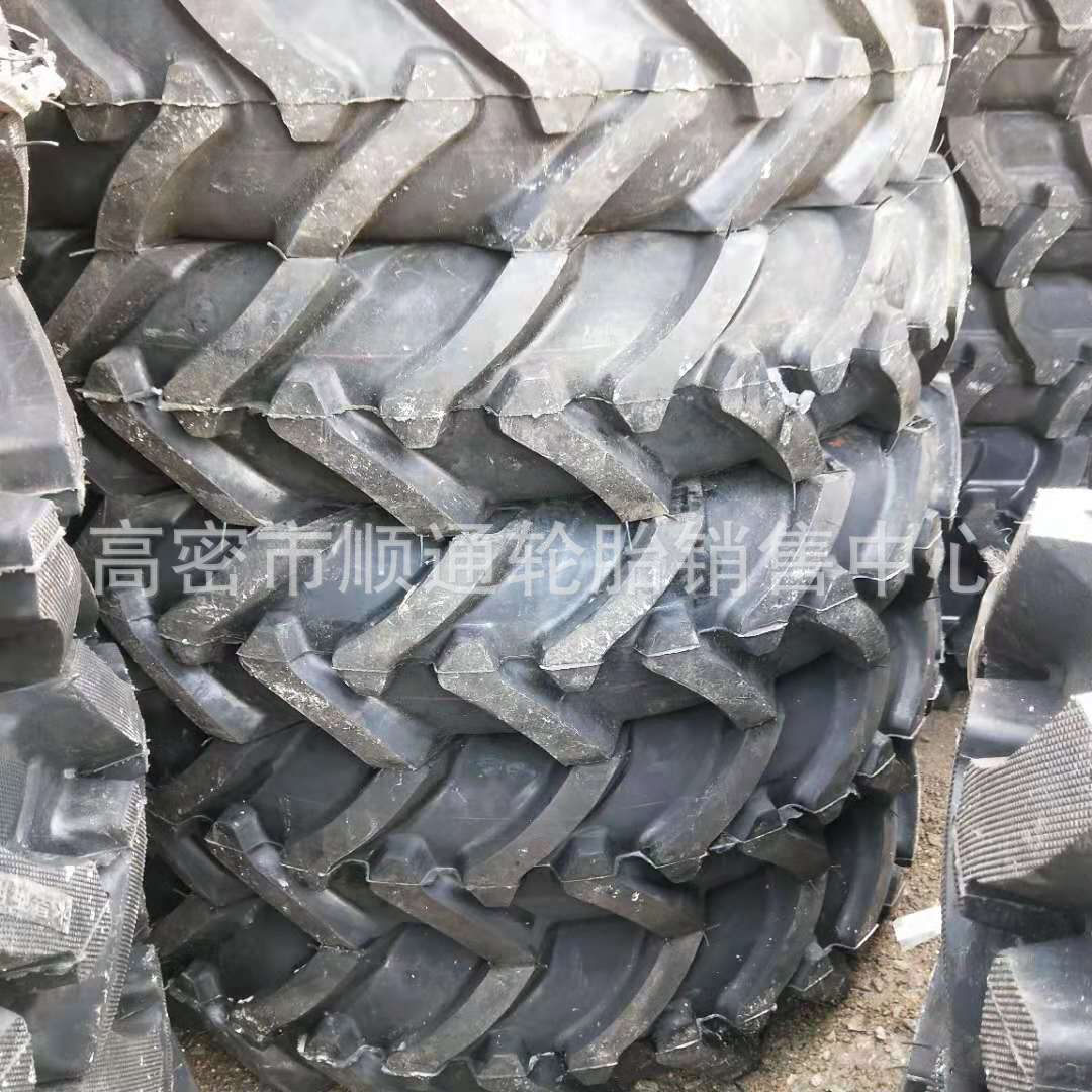 卢河9.5-24半高花拖拉机轮胎95-24水旱两用轮胎11.2-24  12.4-28