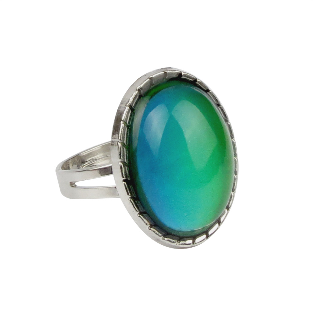 Fashion Charm Retro Gemstone Color Changing Ring display picture 9