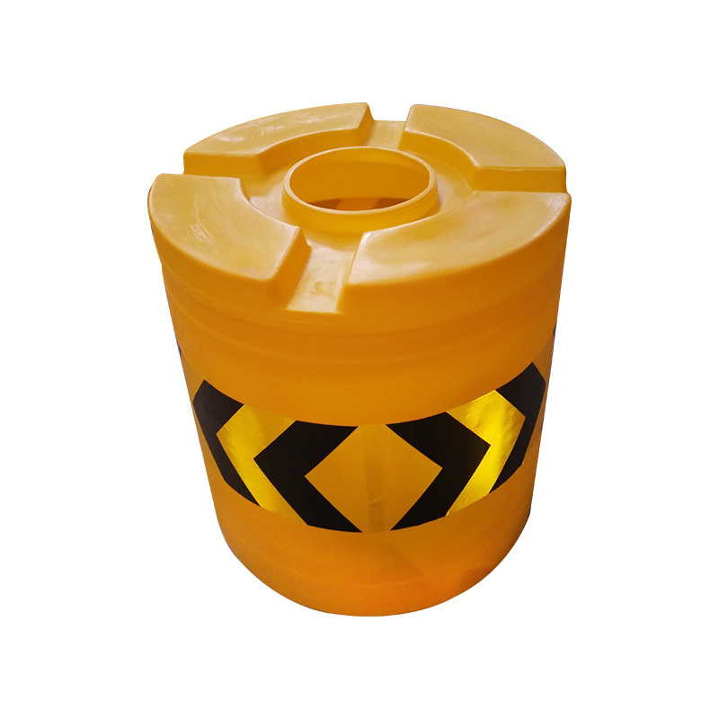施工安全滚塑防撞桶 反光高速公路隔离墩收费站防撞桶道路