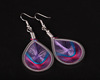 Fashionable silk threads, earrings handmade, accessory, European style, wholesale