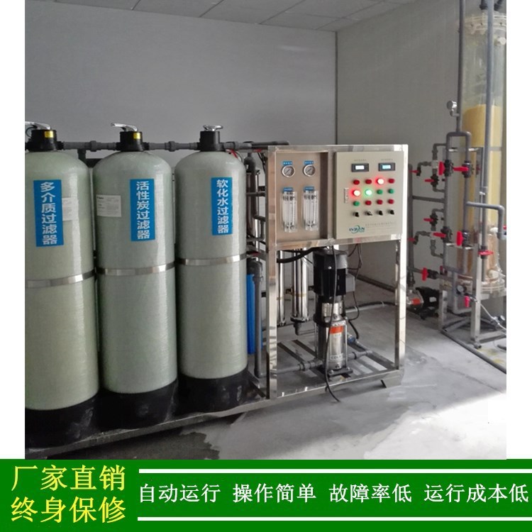 隐形眼镜清洗用大型工业纯水设备 惠东高纯水制取设备 去离子水机