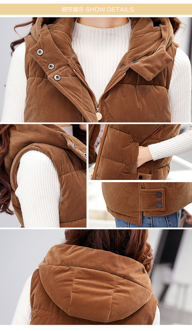 Gilet femme en Velours d or - Ref 3317509 Image 32