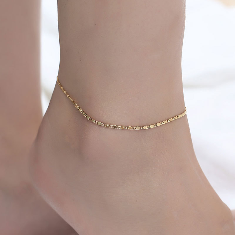 Simple Ultra-fine Beach Anklet Wholesale display picture 1