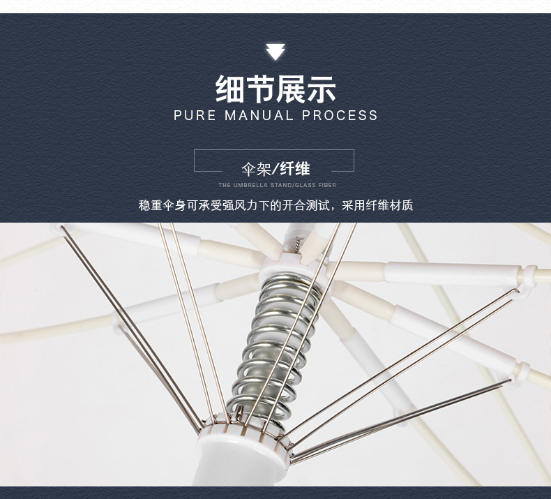 雨伞配件厂家批发直杆双勾线自动伞架伞骨铝中棒 韧性耐用玻璃纤-阿里巴巴