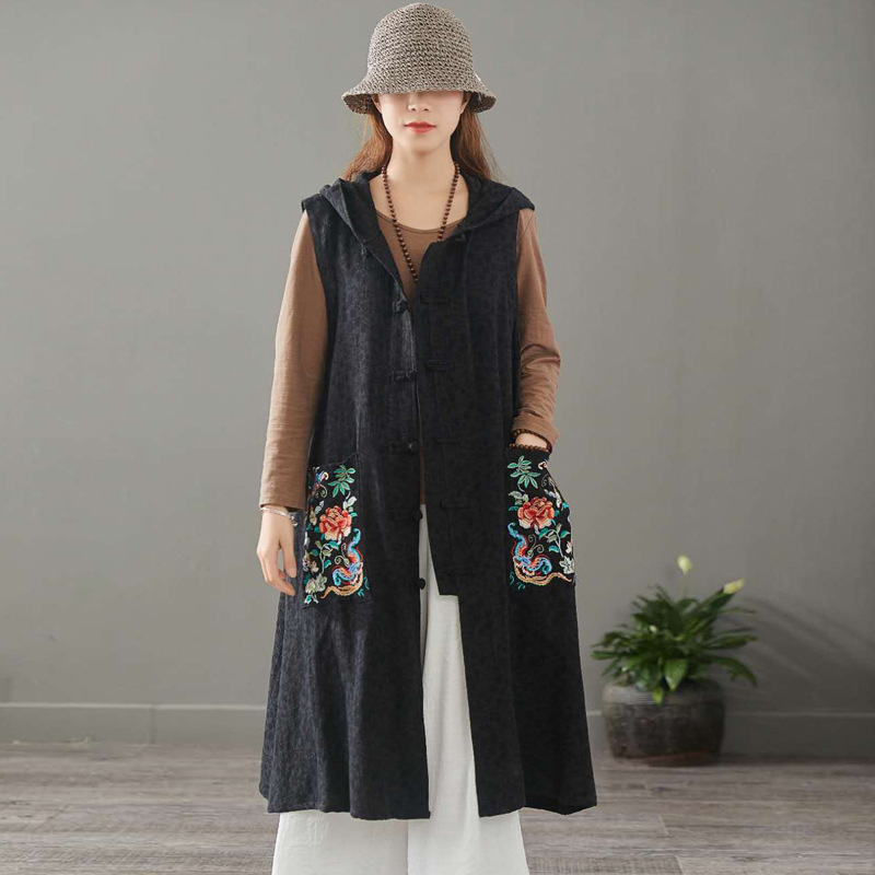 Gilet femme en Coton et lin - Ref 3316228 Image 3