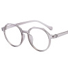 Retro round fashionable art decoration for elementary school students, glasses suitable for men and women, optics