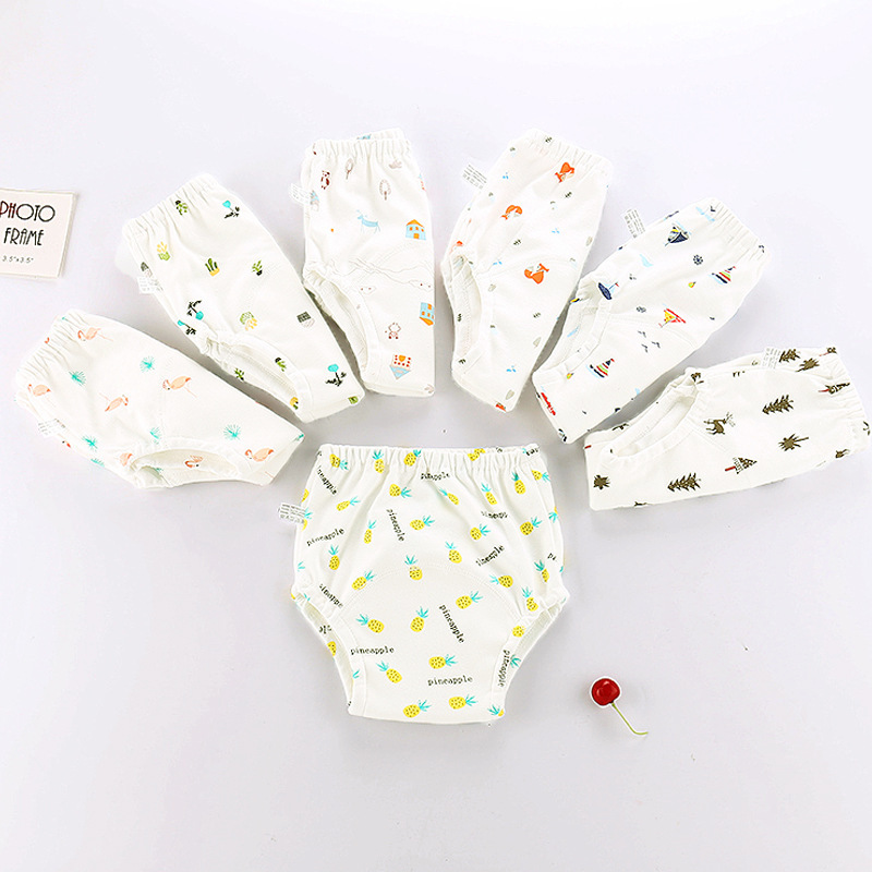 2021 baby four layers Gauze Diaper waterproof Newborn Every diaper cotton material Pocket diapers baby Training Pants