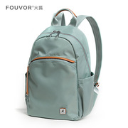 双肩包女夏季包包火狐2018新款休闲女士背包时尚学生书包帆布小包