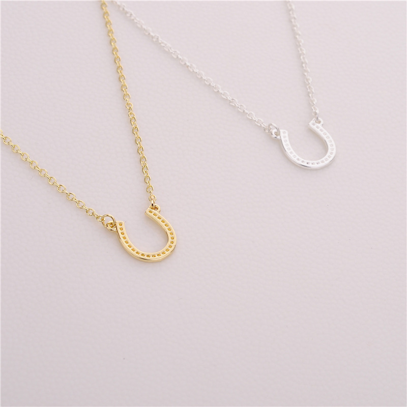 1 Piece Fashion U Shape Alloy Plating Women's Necklace display picture 2