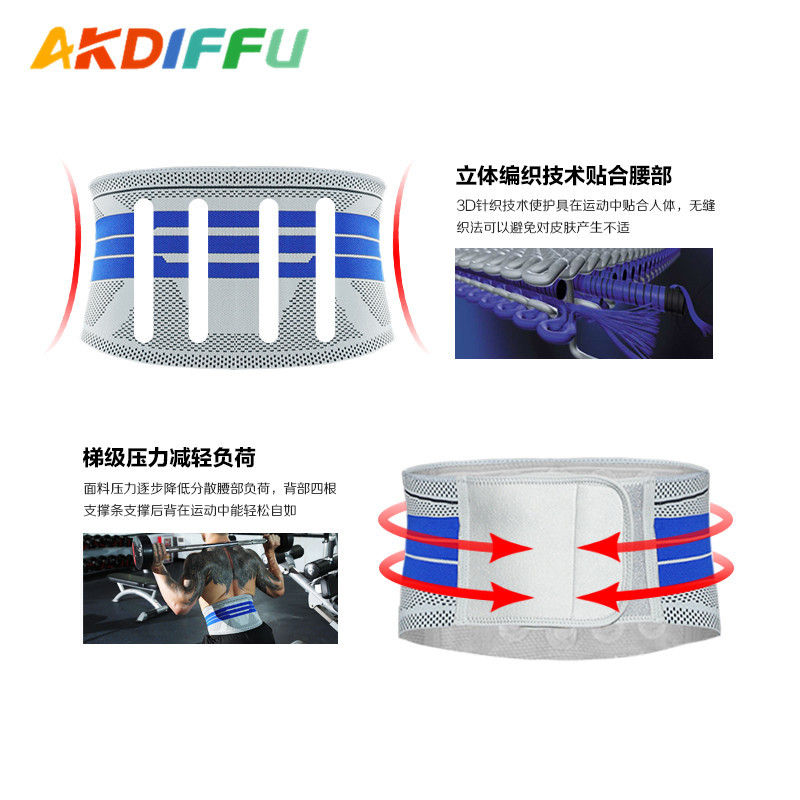 Deportes fábrica de equipos de protección al por mayor de compresión soporte de protección de levantamiento de pesas lumbar cinturón de fitness al por mayor